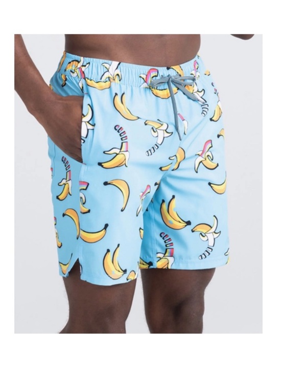 Saxx Other - SAXX 7-Inch Oh Buoy Volley Swim Shorts in Rainbow Bananas Size M